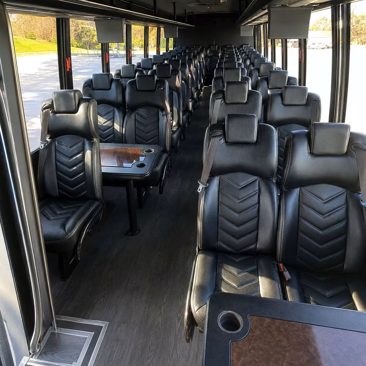 30 passenger minibus inside