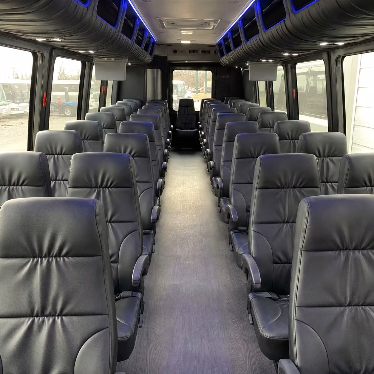 30 passenger minibus interior