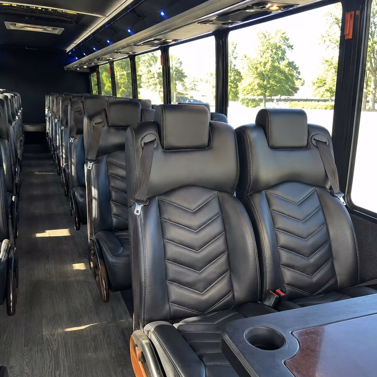 35 passenger minibus inside