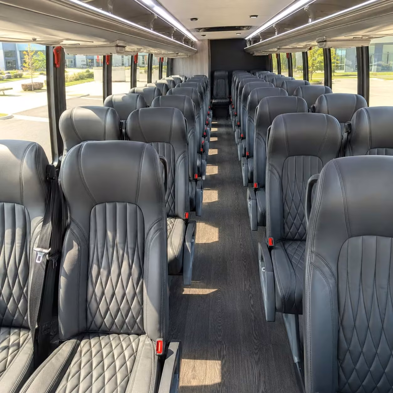 35 passenger minibus interior
