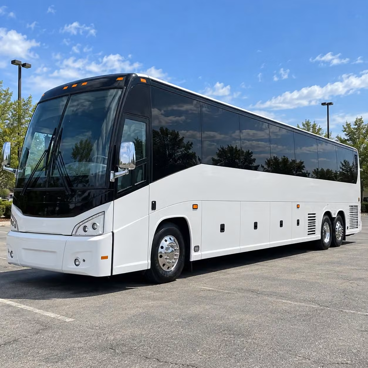 56 passenger charter bus
