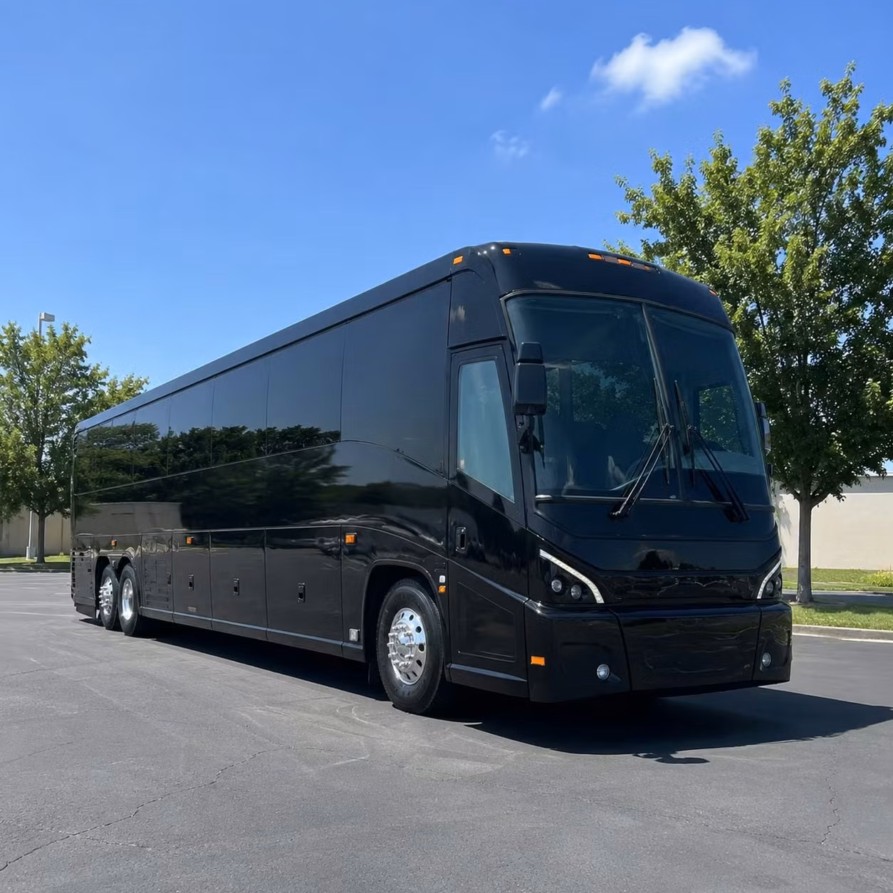 charter buses for fort liberty troop movements and base operations