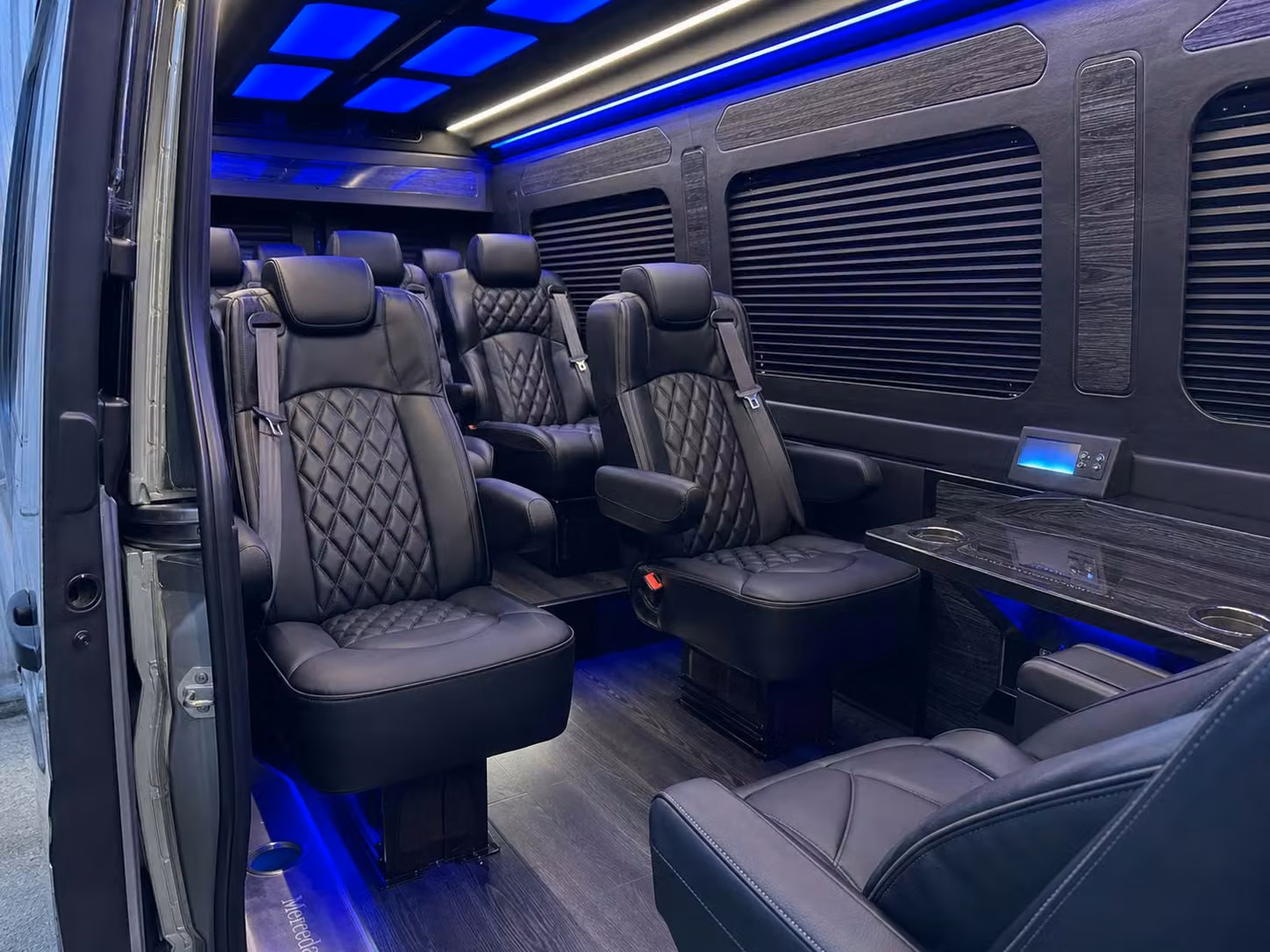 sprinter van transportation for groups and events across fayetteville